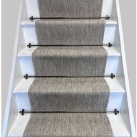 Debenhams Enjoy 20% Discount on RainbowHome Herringbone Grey Stair Runner 15 x 20 cm