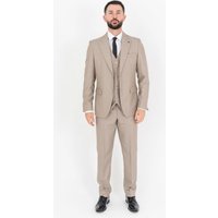 Jude Three Piece Suit Coffee 42R