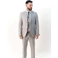 Henry Light Grey Three Piece Suit 50R