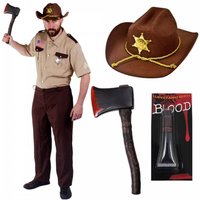 I US Zombie Hunter Sheriff Costume