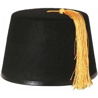 I Love Fancy Dress Deluxe Black Fez Hat | Size: 12 Pack