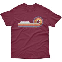 Retro Lines Narrowboat T Shirt