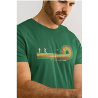 Retro Lines Golf T Shirt