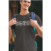 Eat Sleep Cave Repeat T Shirt
