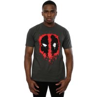Splat Face Cotton T Shirt Mid