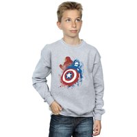 Captain America Civil War Painted Vs Iron Man Sweatshirt