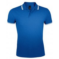 Pasadena Tipped Short Sleeve Pique Polo Shirt Bright