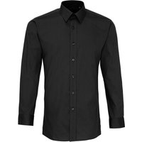 Long Sleeve Fitted Poplin Work Shirt inches
