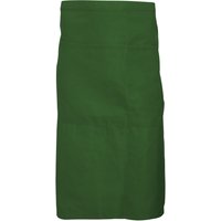 Dennys Catering Waist Apron With Pocket in Bottle Green