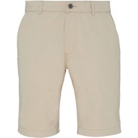 Asquith & Fox Men's Casual Chino Shorts in Natural | Size: XL