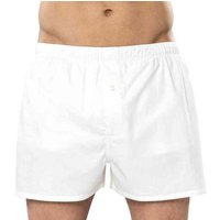 Asquith & Fox Men's Classic Elasticated Boxers Underwear in White | Size: Large