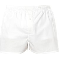 Asquith & Fox Men's Classic Elasticated Boxers Underwear in White | Size: Medium