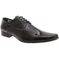 Patent Leather Lace Up Chisel Toe Gibson Dress Shoes