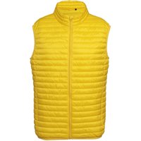2786 Men's Tribe Fineline Padded Gilet Bodywarmer in Bright Yellow | Size: Medium