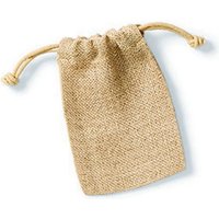 Westford Mill Men's Jute Rope Close Plain Stuff Bag in Natural | Size: 2XS