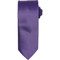 Premier Men's Puppy Tooth Formal Work Tie in Purple