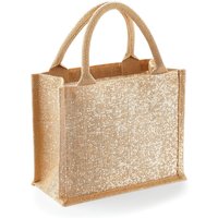 Westford Mill Women's Shimmer Jute Mini Gift Bag in Natural
