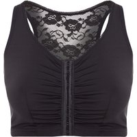 Yours Women's Front Fastening Bra in Black | Size: 22-24