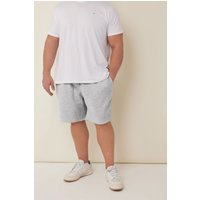 BadRhino Men's Jogger Shorts in Light Grey | Size: Large
