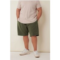 BadRhino Men's Jogger Shorts in Olive | Size: 5-6XL