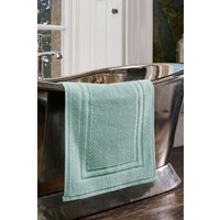 CHRISTY 'Fina' Luxury Heavyweight Woven Bath Mat in Light Blue