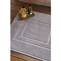 CHRISTY 'Brixton' Luxury 100% Cotton Bath Mats in Light Grey