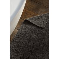 CHRISTY Reversible Hygro Luxury 100% Cotton 1800GSM Bath Rugs in Dark Grey