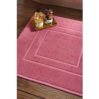 CHRISTY 'Brixton' Luxury 100% Cotton Bath Mats in Light Red