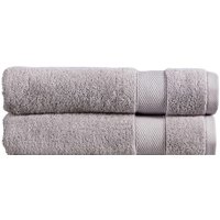 CHRISTY 'Refresh' 100% Cotton Lightweight Bath Towels Set of 2 in Grey