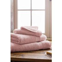 CHRISTY 'Serene' Pastel 100% Combed Cotton Towels in Dusty Pink | Size: Bath Sheet
