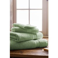 CHRISTY 'Serene' Pastel 100% Combed Cotton Towels in Green