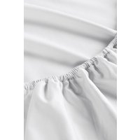 CHRISTY 500TC Premium Sateen Luxury Fitted Sheets in White | Size: King
