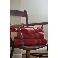 CHRISTY 'Signum' Heavyweight 100% Combed Cotton Towels in Red | Size: Bath Sheet