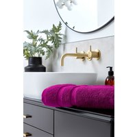 CHRISTY 'Signum' Heavyweight 100% Combed Cotton Towels in Plum