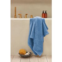 CHRISTY 'Cirrus' Lightweight Fluffy Softloft 100% Cotton Towels in Blue | Size: Bath Sheet