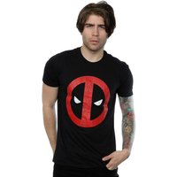 Deadpool Cracked Logo T Shirt