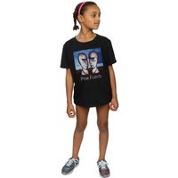 Pink Floyd Girl's The Division Bell Boyfriend Fit Cotton T-Shirt in Black | Size: 5-6 Years