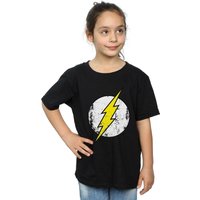 Flash Distressed Logo Cotton T Shirt