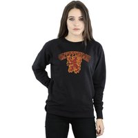 Harry Potter Women's Gryffindor Sport Emblem Sweatshirt in Black | Size: Small