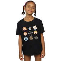 Girl's Heads Cotton T-Shirt in | Size: 9 Years