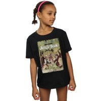 Girl's The Jungle Book Retro Poster Cotton T-Shirt in | Size: 12-13 Years