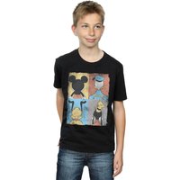 Boy's Mickey Mouse Four Backs T-Shirt in | Size: 12-13 Years