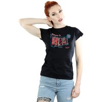Supernatural Women's Welcome To Hell Cotton T-Shirt in Black | Size: Large