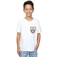 Bugs Bunny Face Faux Pocket T Shirt