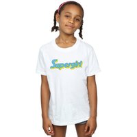 Supergirl Text Logo Cotton T Shirt