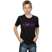 Boy's The Joker Text Logo T-Shirt in | Size: 9 Years