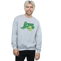 Arrow Text Logo Sweatshirt Grey