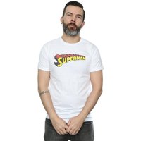 Superman Telescopic Crackle Logo T Shirt