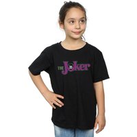 Girl's The Joker Crackle Logo Cotton T-Shirt in | Size: 12-13 Years