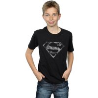 Boy's Superman Marble Logo T-Shirt in | Size: 9 Years